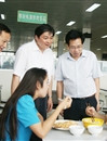 省高校后勤管理服务中心陈鹏一行来raybet官网调研清真食堂工作