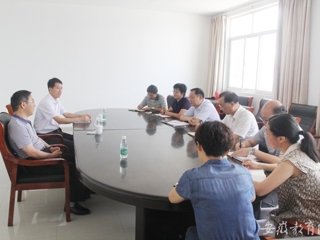 安徽教育网报道raybet官网到滨湖校区调研