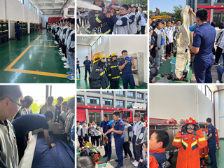 raybet在线官网附属实验小学走进消防队开展“512防灾减灾日”主题教育活动