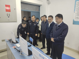 市政协主席、市委政法委书记钱界殊一行来raybet官网调研反电诈工作