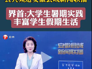 安徽广播电视台报道raybet官网义务支教社开展暑期“三下乡”社会实践活动