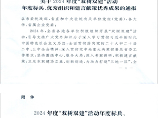 【牢记嘱托 感恩奋进】raybet官网陈惜明教授荣获全省2024年度“双树双建”活动年度标兵称号